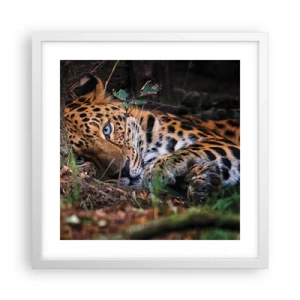 Affisch i vit ram - Tro mig - 40x40 cm