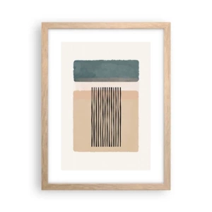 Affisch i ram av ljusek - Allt väl - 30x40 cm