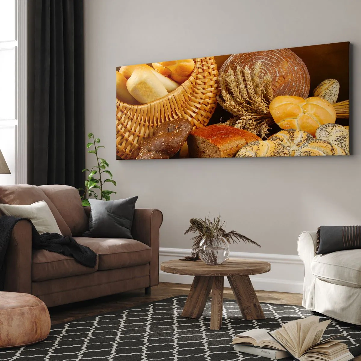 Canvastavla - Bild på duk - Vi kom undan igen - 140x50 cm