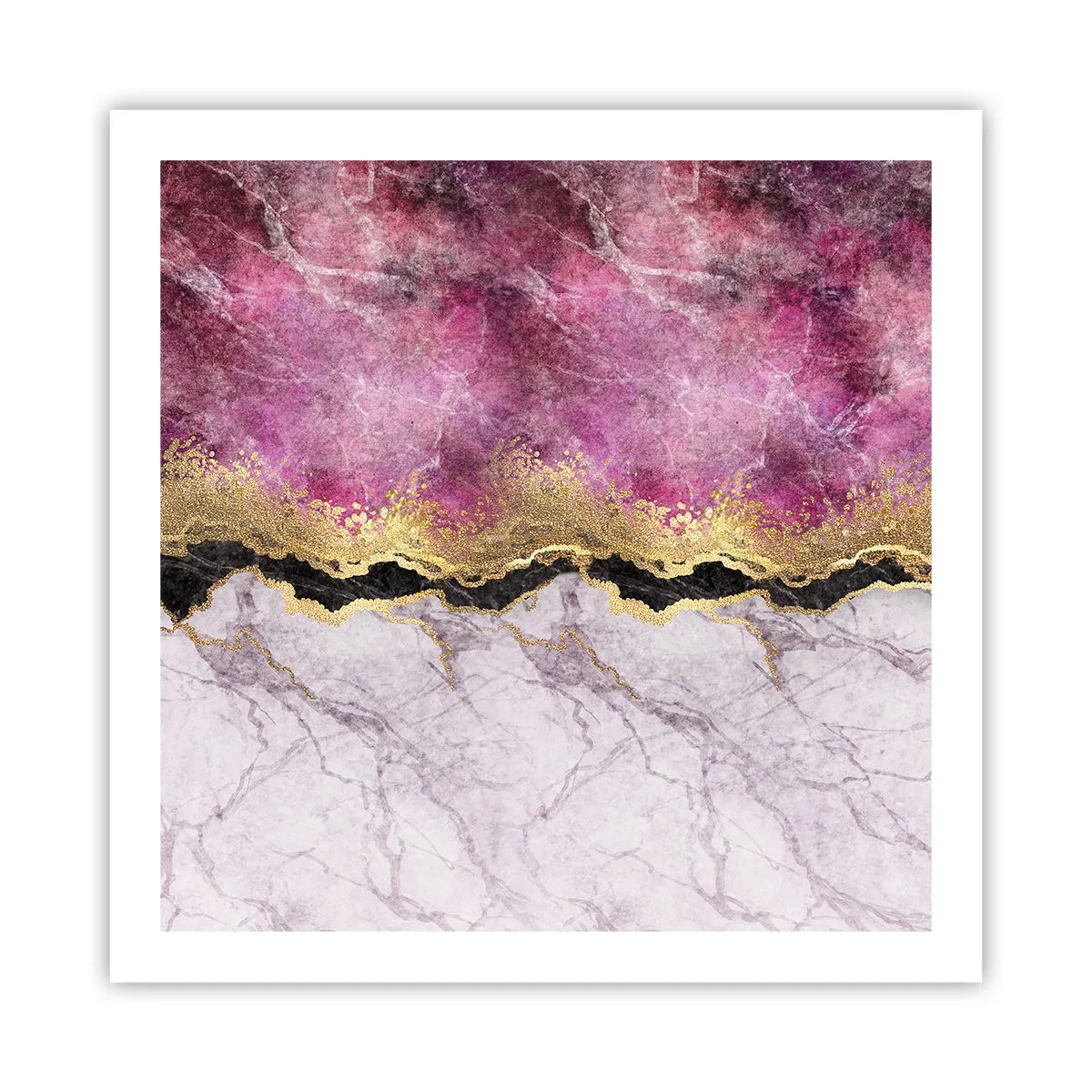 Affisch - På gränsen - 60x60 cm