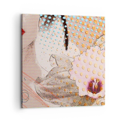 Canvastavla - Bild på duk - Serieheroin - 60x60 cm