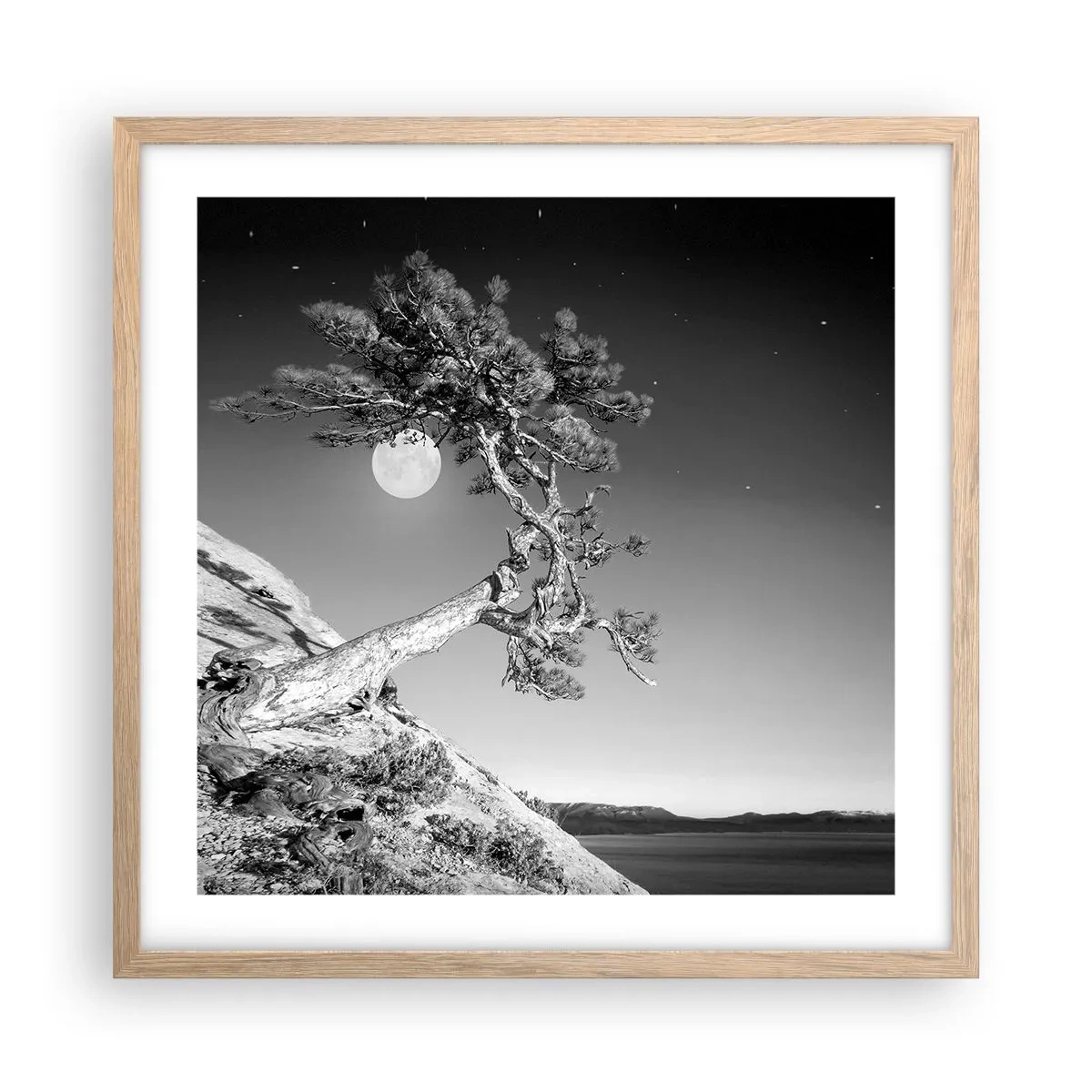 Affisch i ram av ljusek - Segerrik kämpe - 50x50 cm