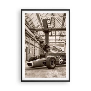 Affisch i svart ram - Segrarens vila - 61x91 cm