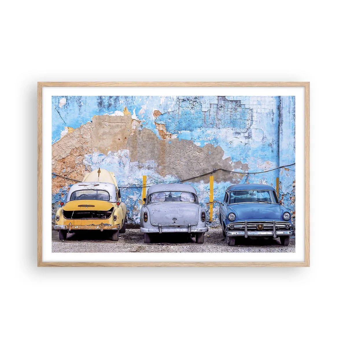 Affisch i ram av ljusek - Veteranmöte - 91x61 cm