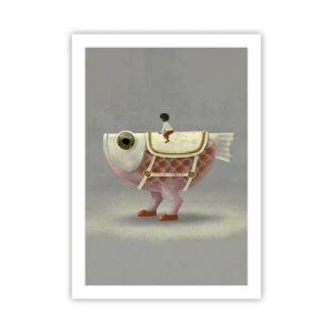 Affisch - Fiskryttare - 50x70 cm