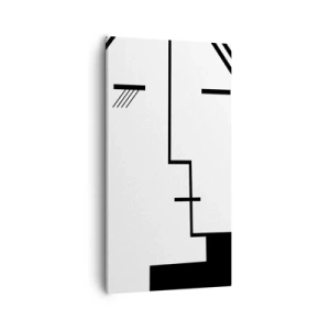 Canvastavla - Bild på duk - Bara en kyss - 55x100 cm