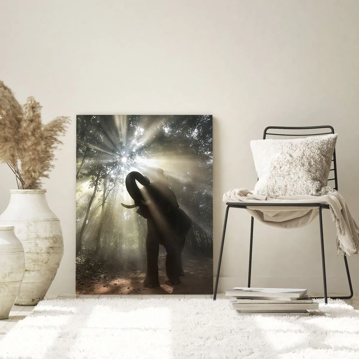 Glastavla - Bild på glas - Under en lycklig stjärna - 70x100 cm