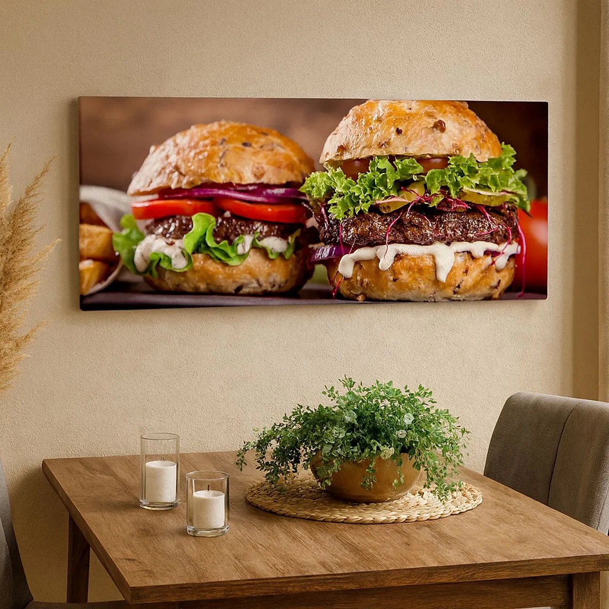 Canvastavla - Bild på duk - American dream - 100x40 cm