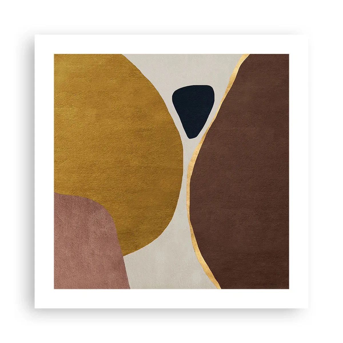 Affisch - Abstraktion - en plats i rymden - 50x50 cm