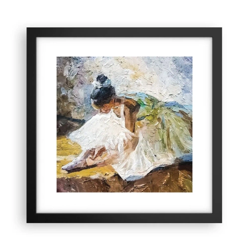 Affisch i svart ram - Från Degas tavla - 30x30 cm