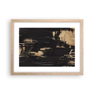 Affisch i ram av ljusek - Ett spår av beröring - 40x30 cm