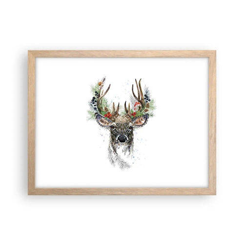 Affisch i ram av ljusek - I högtidskläder - 40x30 cm