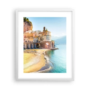 Affisch i vit ram - Stad utan motstycke - 40x50 cm