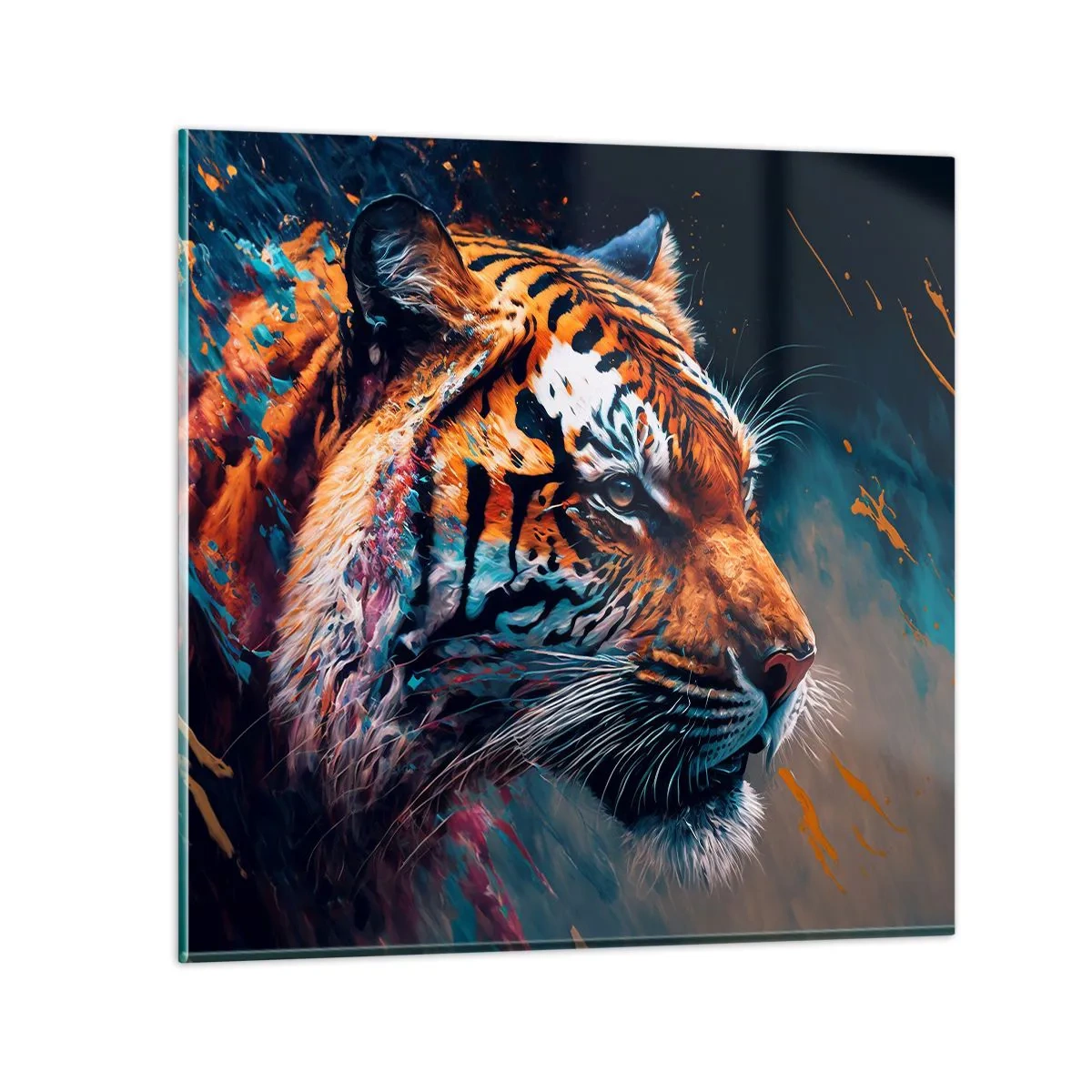 Glastavla - Bild på glas - Vild skönhet - 60x60 cm