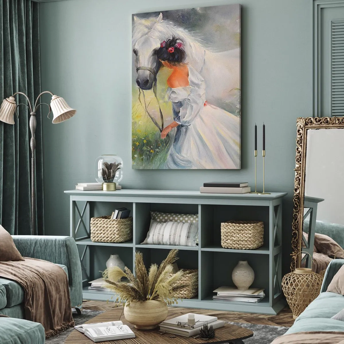 Canvastavla - Bild på duk - Ur en vacker dröm - 50x70 cm