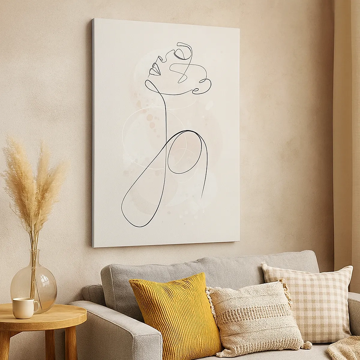 Canvastavla - Bild på duk - Skönhetens spiral - 50x70 cm