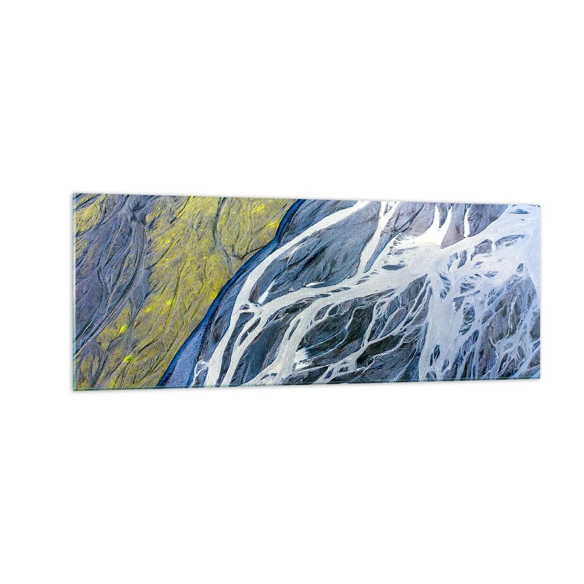 Glastavla - Bild på glas - Naturens grottmålningar - 140x50 cm