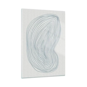 Glastavla - Bild på glas - Droppens leende - 50x70 cm