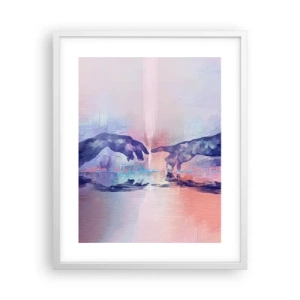 Affisch i vit ram - Den gudomliga gnistan av liv - 40x50 cm