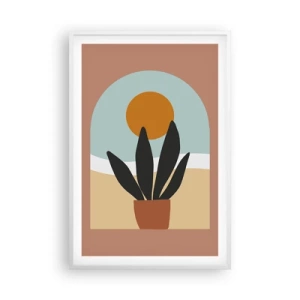 Affisch i vit ram - Små glädje - 61x91 cm