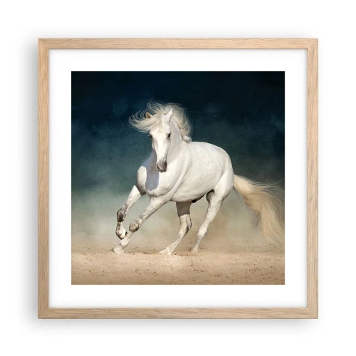 Affisch i ram av ljusek - Frihet i ett rent tillstånd - 40x40 cm