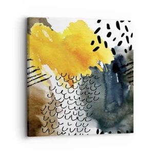 Canvastavla - Bild på duk - Elementens möte - 30x30 cm