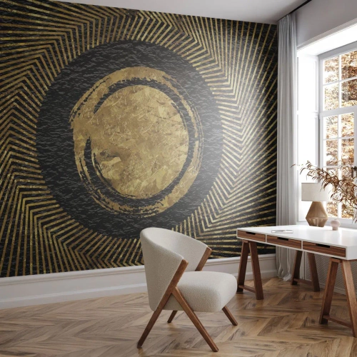 Fototapet Premium Sand - Glamourös komposition - Art déco, Modern, Glamour - 100x70 cm