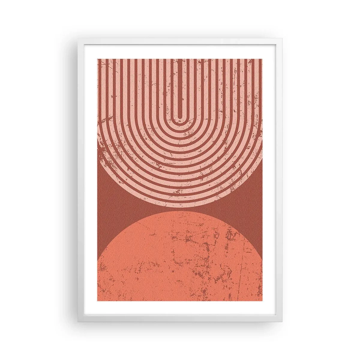 Affisch i vit ram - Nära relation - 50x70 cm