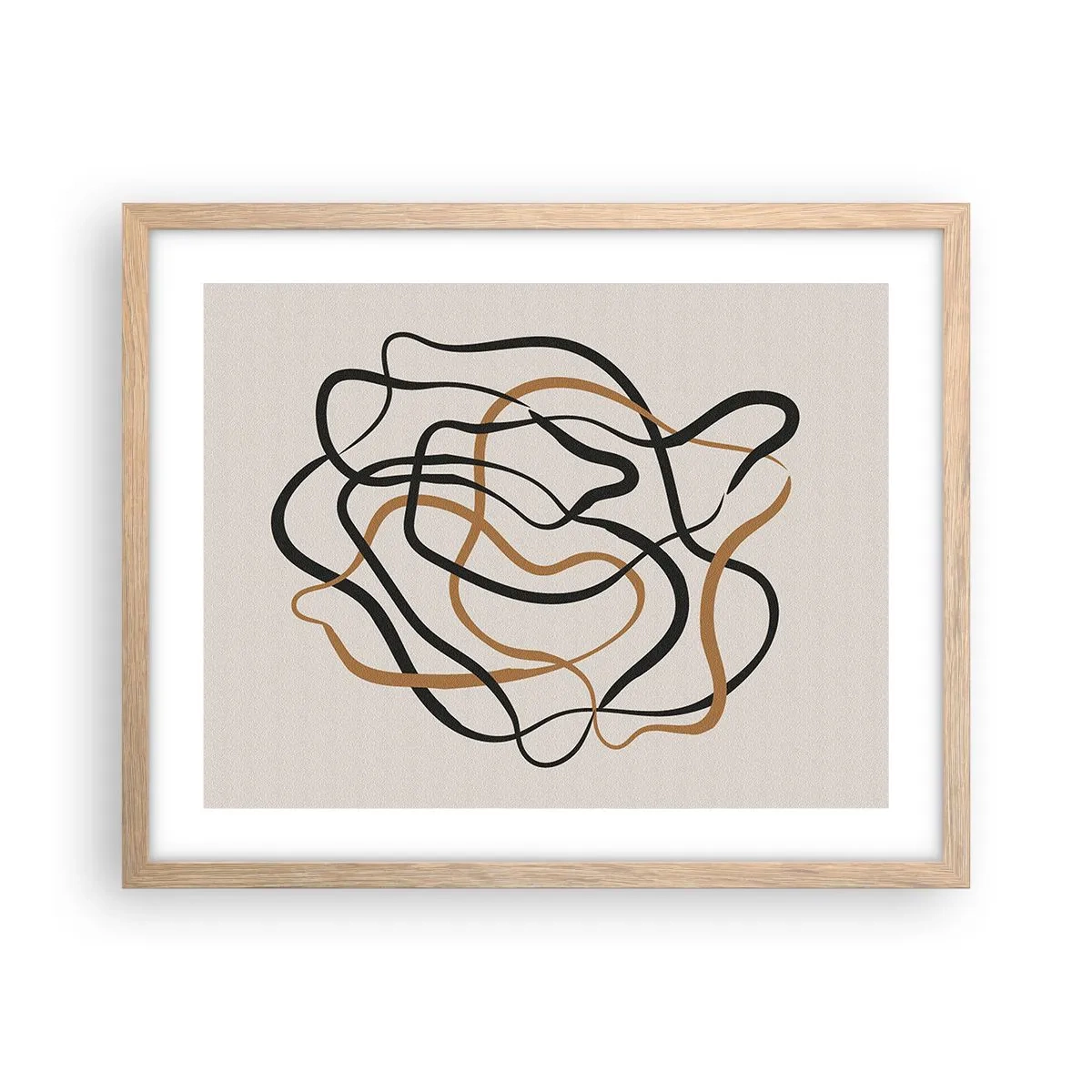 Affisch i ram av ljusek - Allt har gått fel - 50x40 cm