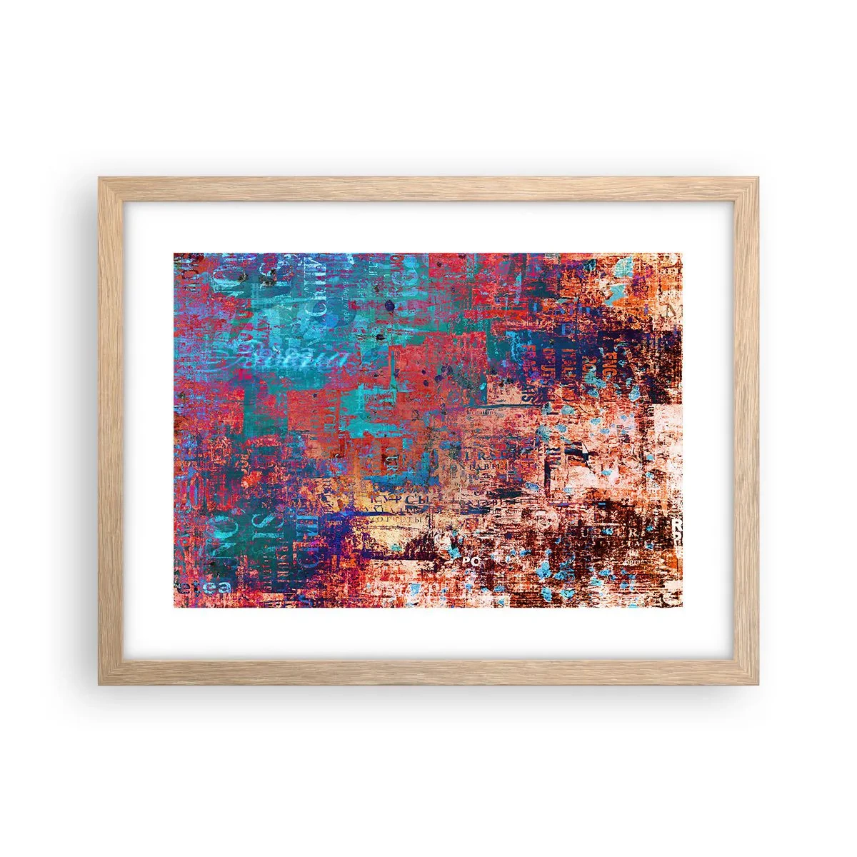 Affisch i ram av ljusek - Minne och icke-minne - 40x30 cm