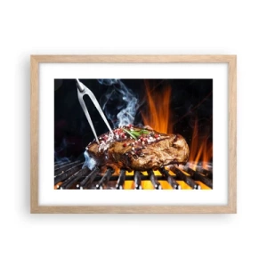 Affisch i ram av ljusek - Saftiga och doftande - 40x30 cm