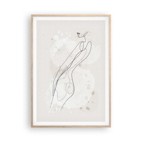 Affisch i ram av ljusek - Blicken går vilse - 70x100 cm