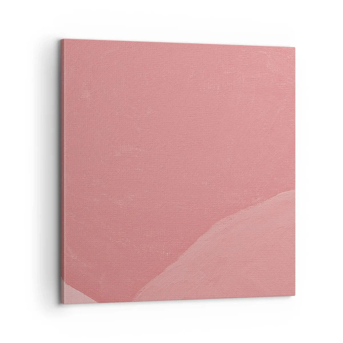 Canvastavla - Bild på duk - Organisk komposition i rosa - 60x60 cm