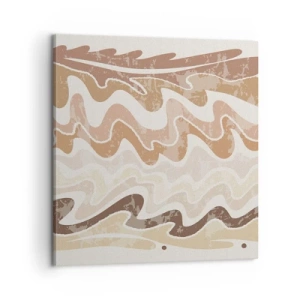 Canvastavla - Bild på duk - Bra energi - bra känslor - 60x60 cm