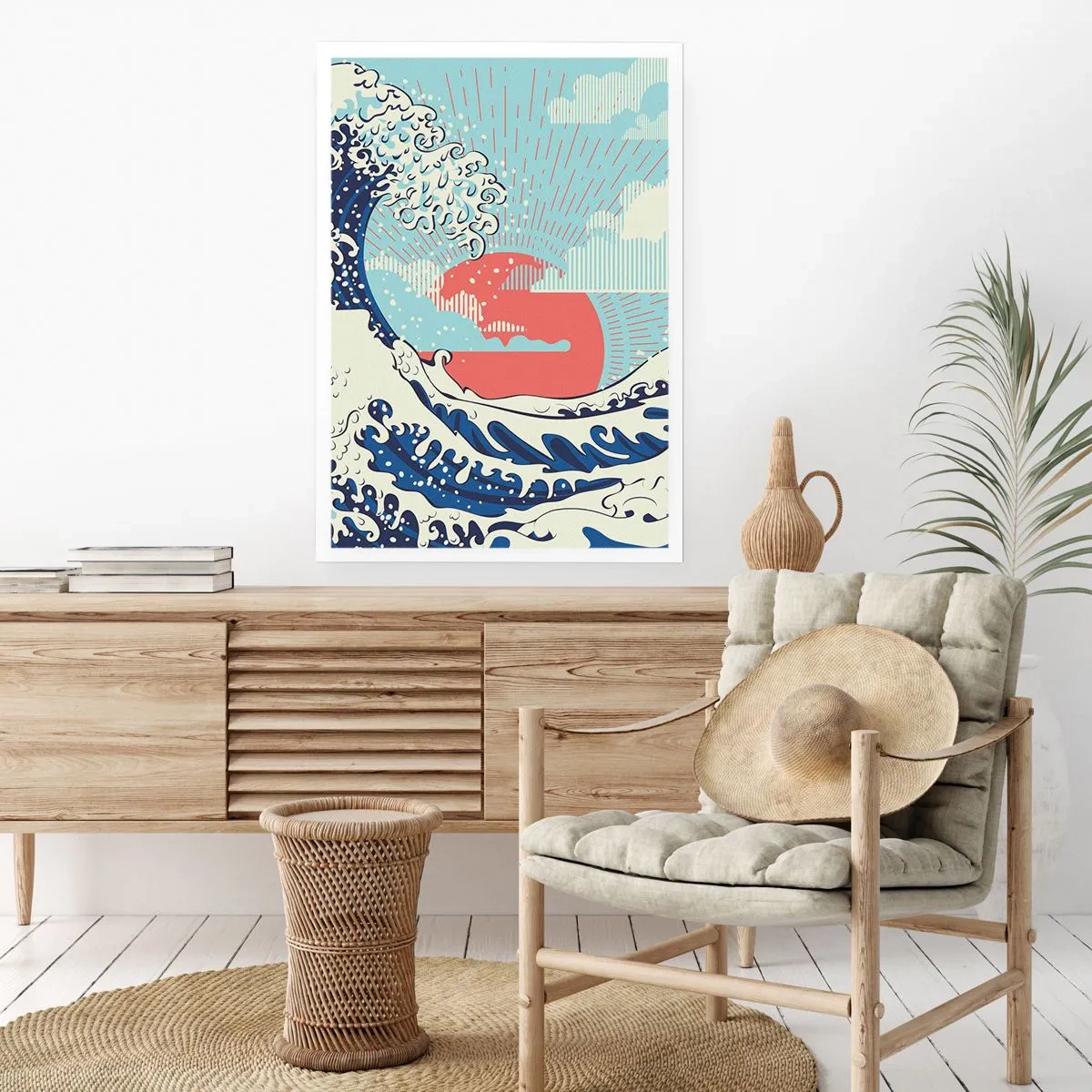 Affisch - Ur japanska inspirationer - 40x50 cm