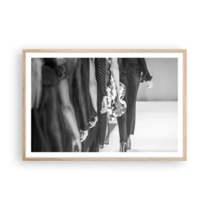 Affisch i ram av ljusek - En elegant parad - 91x61 cm