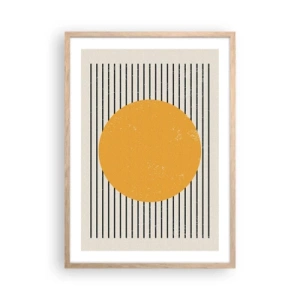 Affisch i ram av ljusek - Enkelhetens kraft - 50x70 cm