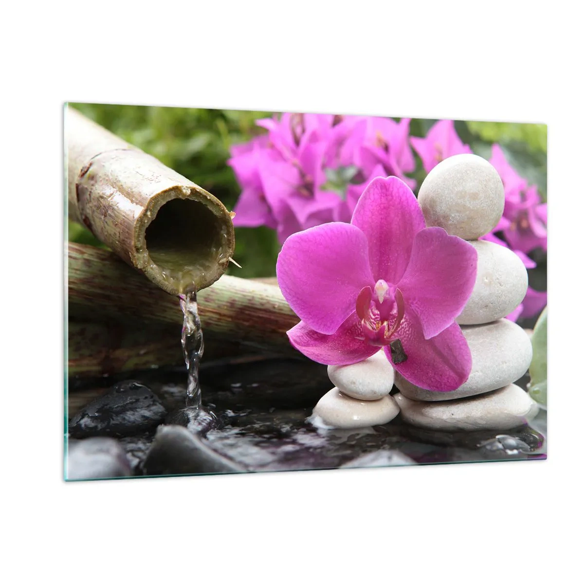 Glastavla - Bild på glas - Så kopplar du av - 120x80 cm