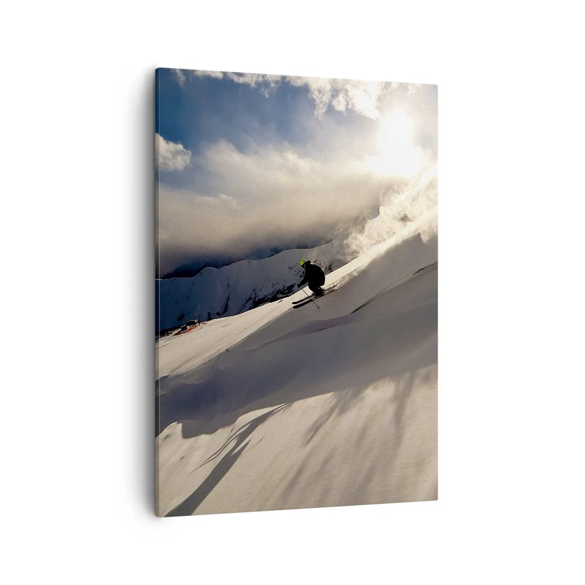 Canvastavla - Bild på duk - Fjällutmaningen accepterad - 50x70 cm