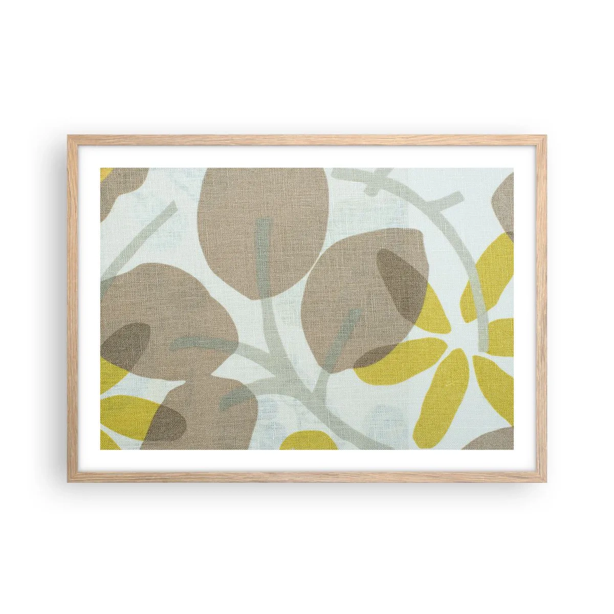 Affisch i ram av ljusek - Komposition i solskenet - 70x50 cm