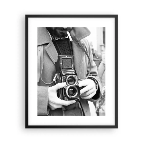 Affisch i svart ram - I retrostil - 40x50 cm