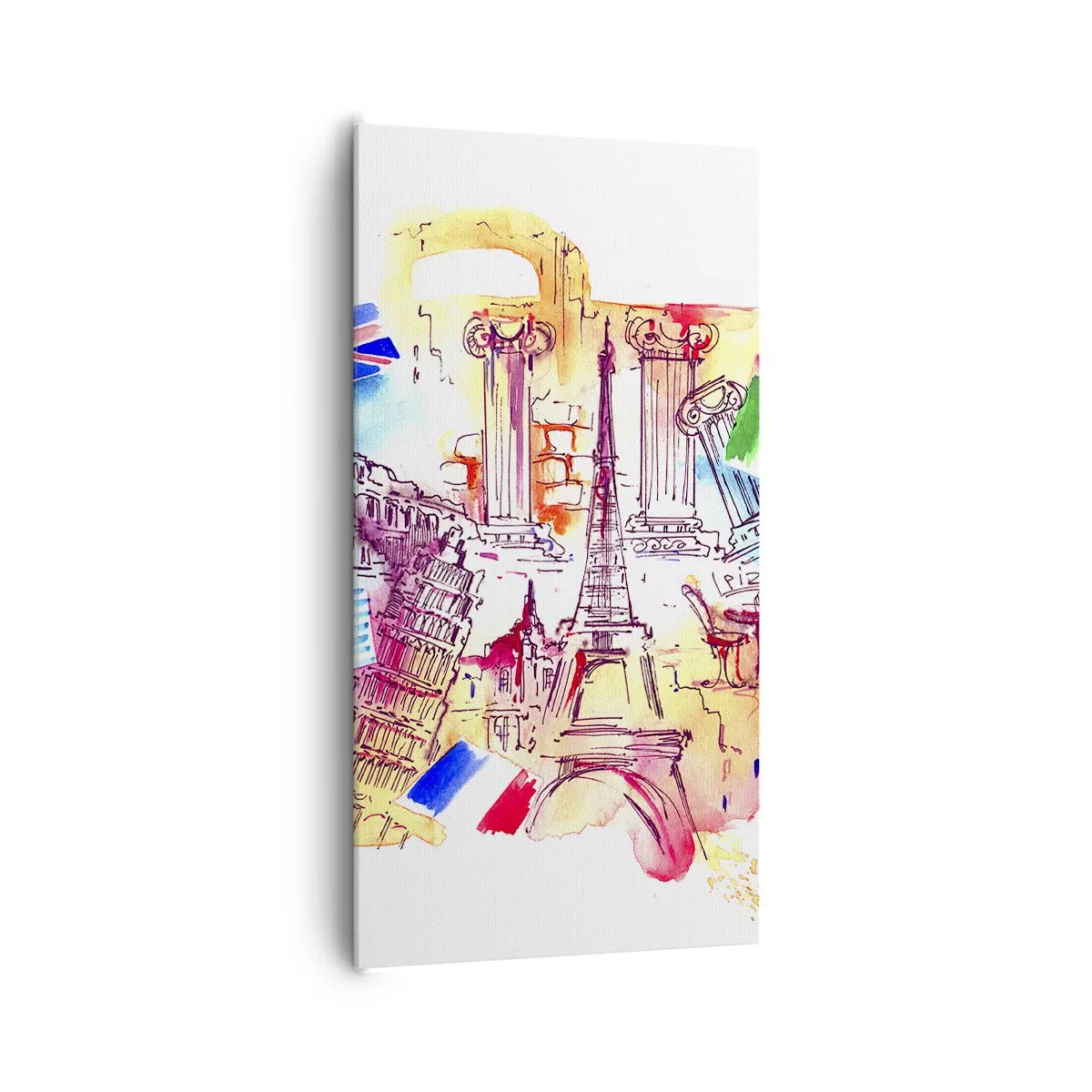 Canvastavla - Bild på duk - Europeisk turné - 65x120 cm