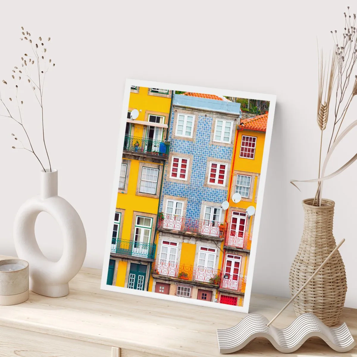 Affisch - Gamla stans färger - 70x100 cm