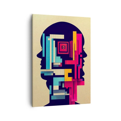 Canvastavla - Bild på duk - Nya band - 50x70 cm