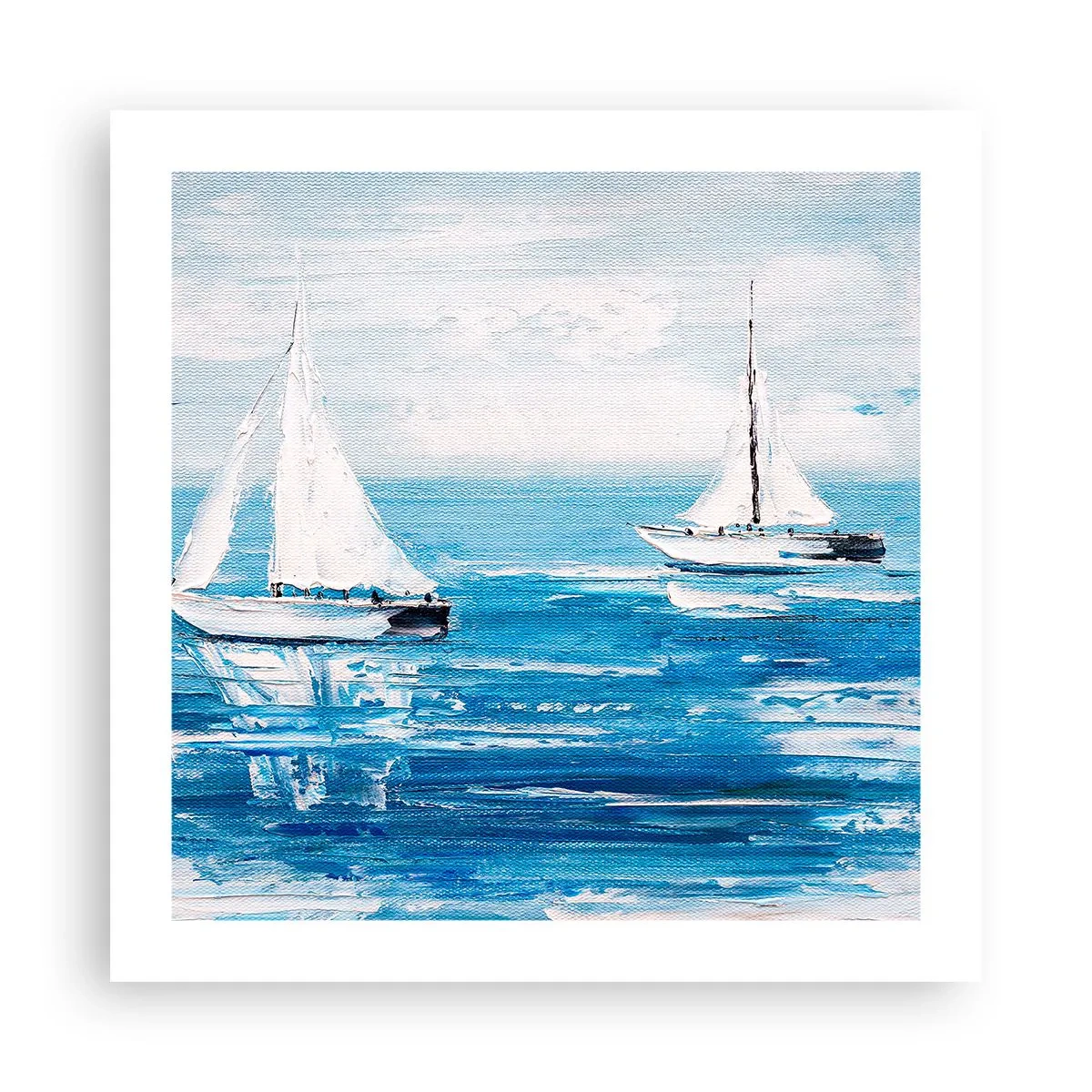 Affisch - Med en vän vid din sida - 50x50 cm