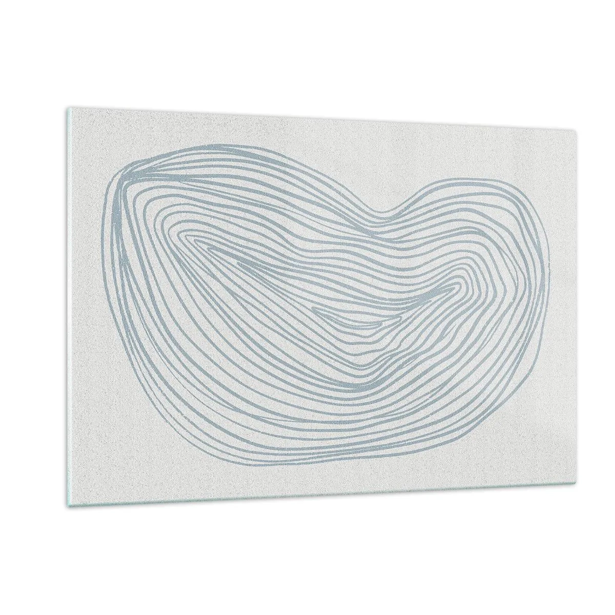 Glastavla - Bild på glas - Droppens leende - 120x80 cm