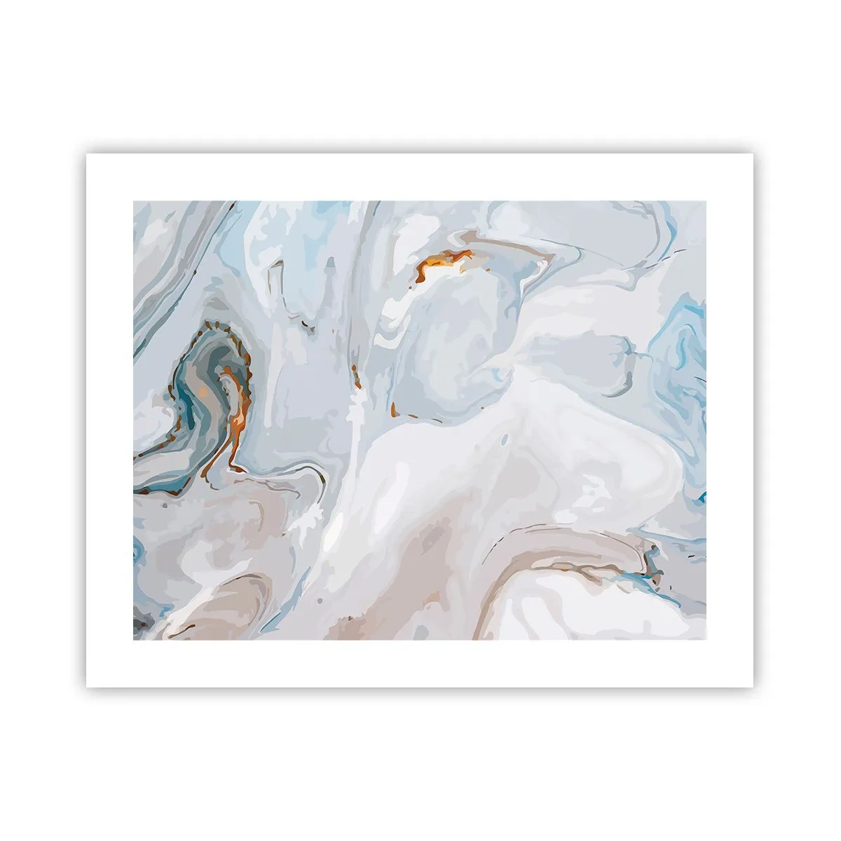 Affisch - Utbuktande vithet - 50x40 cm