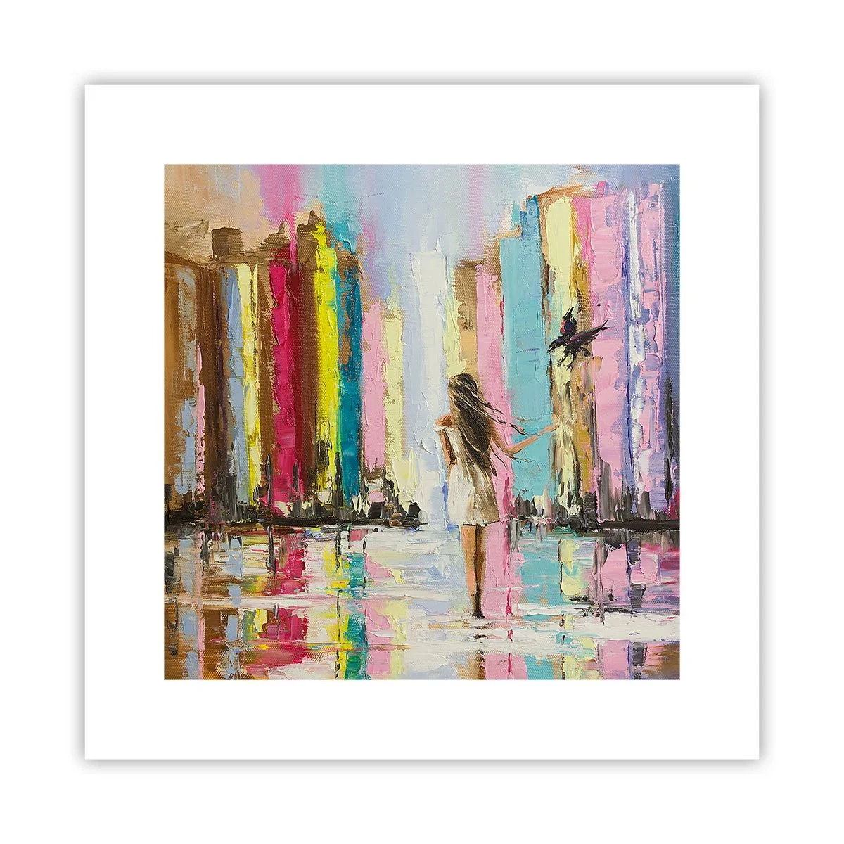 Affisch - Kom med mig - 30x30 cm