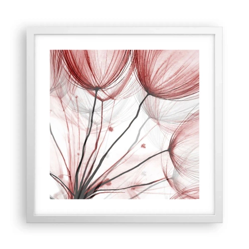 Affisch i vit ram - Före avresan - 40x40 cm