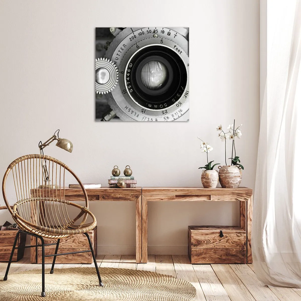 Canvastavla - Bild på duk - En berättelse om Hollywood - 30x30 cm